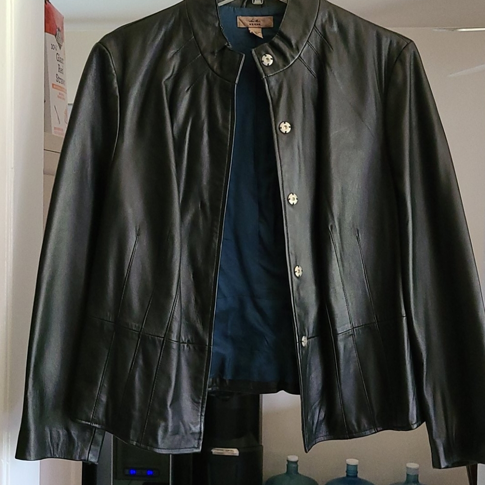 Women's leather jacket